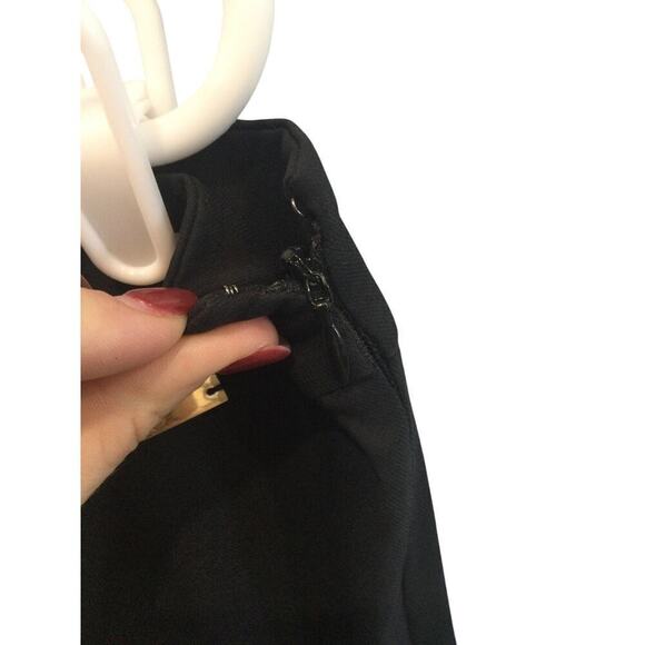 Tory Burch Women Crop Pants Plus Size 14 Black Classic Old Money Preppy Designer - Picture 8 of 11